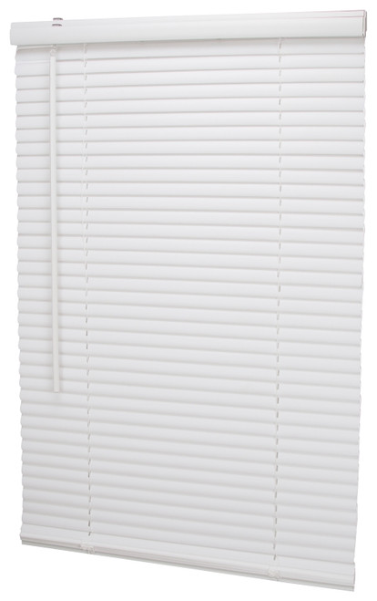 Simple Spaces PVCMB-0A Blind, 42 in L, 23 in W, Vinyl, White [SKU: ORG0544148]