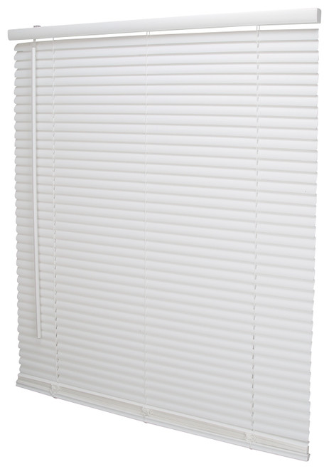 Simple Spaces PVCMB-18A Blind, 72 in L, 31 in W, Vinyl, White [SKU: ORG0622514]