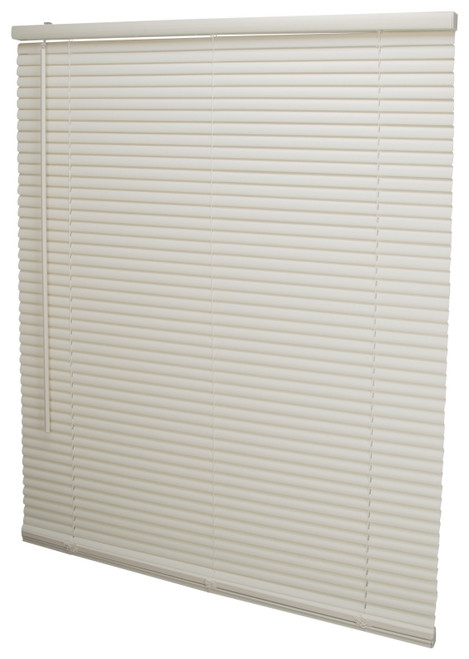 Simple Spaces PVCMB-12AA Blind, 64 in L, 39 in W, Vinyl, Alabaster [SKU: ORG0988170]