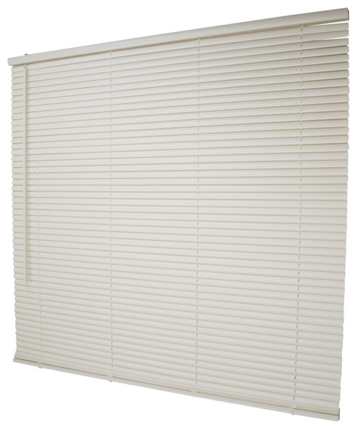Simple Spaces PVCMB-13AA Blind, 64 in L, 43 in W, Vinyl, Alabaster [SKU: ORG0997080]