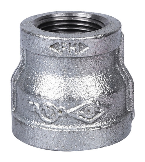 ProSource 24-1X3/4G Reducing Pipe Coupling, 1 x 3/4 in, Threaded, Malleable Steel, SCH 40 Schedule [SKU: ORG6102925]