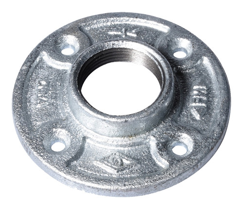 ProSource 27-11/4G Floor Flange, 1-1/4 in, 4.2 in Dia Flange, FIP, 4-Bolt Hole, 0.75 in L Through Bore [SKU: ORG6102461]