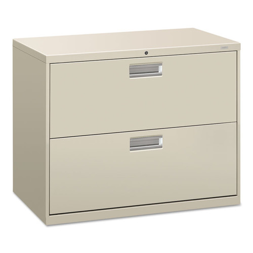Brigade 600 Series Lateral File, 2 Legal/Letter-Size File Drawers, Light Gray, 36" x 18" x 28 [SKU: HON682LQ]