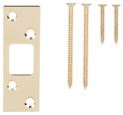 ProSource HSH-002BP-PS Security Strike, Steel, Brass, 3-5/8 in H, 1-1/4 in W [SKU: ORG5145495]