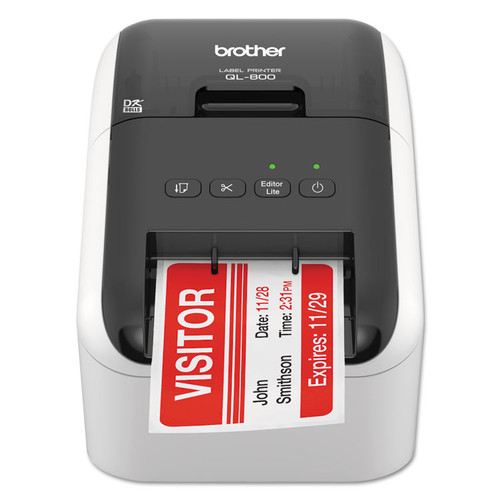 QL-800 High-Speed Professional Label Printer, 93 Labels/min Print Speed, 5 x 8.75 x 6 [SKU: BRTQL800]