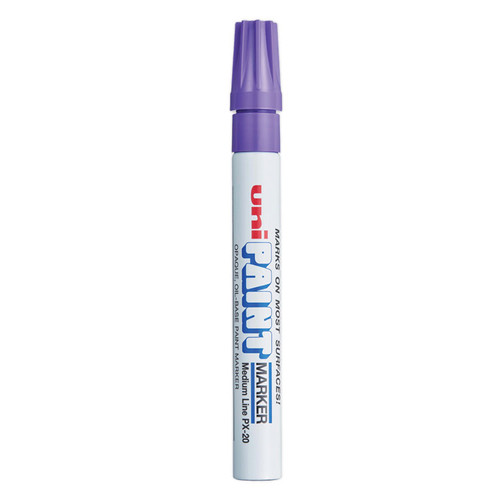 Permanent Marker, Medium Bullet Tip, Violet [SKU: UBC63606]