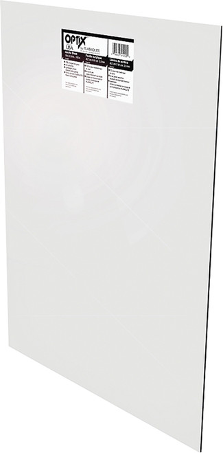 OPTIX 11G0831A Plexiglass Flat Sheet, 44 in L, 32 in W, 0.1 in Thick, Clear [SKU: ORG8398059]