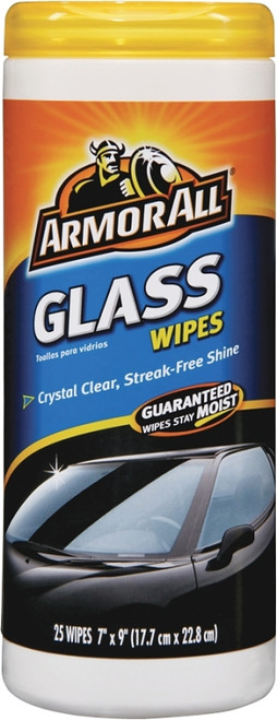 ARMOR ALL 17501C Glass Cleaning Wipes, Effective to Remove: Bugs, Fingerprints, Residue, Road Grime, 30-Wipes [SKU: ORG5457957]