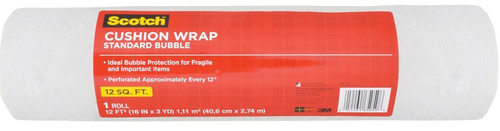 Scotch 7922 Cushion Wrap, 9 ft L, 16 in W, Nylon/Polyethylene, Clear [SKU: ORG7643711]