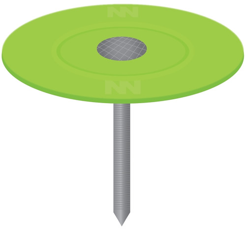 Stinger 0135055 Cap Nail, 1 in L, Flat Head, 12 ga Gauge, Plastic [SKU: ORG6921589]