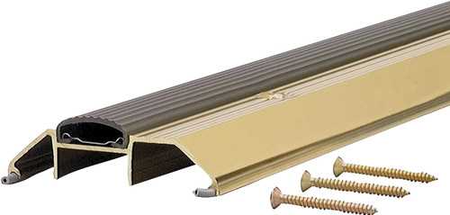 M-D 09159 Low Threshold, 72 in L, 3-3/4 in W, Aluminum, Brite Gold [SKU: ORG0593012]