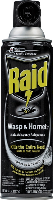 RAID 51367 Wasp and Hornet Killer, Spray Application, 14 oz [SKU: ORG6960280]