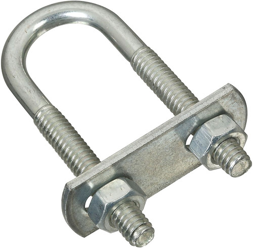 National Hardware N222-075 U-Bolt, 1/4-20 Thread, 2-1/4 in L Thread, Steel, Zinc [SKU: ORG6043301]