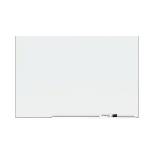Element Framed Magnetic Glass Dry-Erase Boards, 74" x 42", Aluminum Frame [SKU: QRTG7442E]