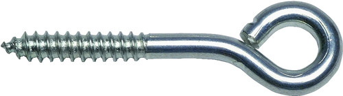 National Hardware N220-723 Lag Screw Eye, 2.12 in L Thread, 5-1/4 in OAL, 320 lb Working Load, Steel, Zinc [SKU: ORG6790174]