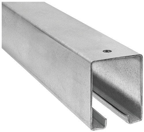 National Hardware N105-726 Box Rail, Steel, Galvanized, 1-57/64 in W, 2-13/32 in H, 8 ft L [SKU: ORG6763569]