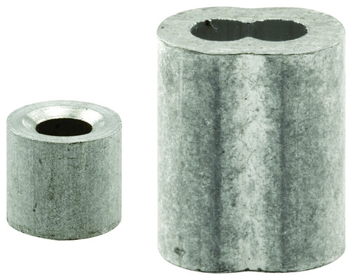 Prime-Line GD 12152 Cable Ferrule and Stop, Aluminum [SKU: ORG7019391]