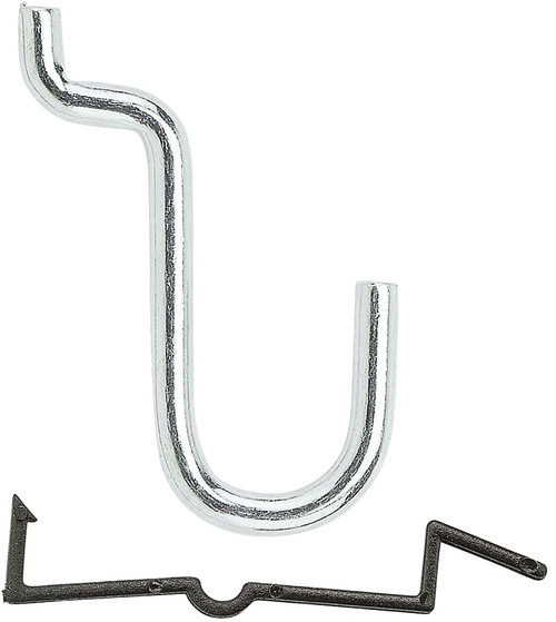 National Hardware N180-023 Peg Hook, 1/2 in, 1/8, 1/4 in Opening, Steel, Zinc [SKU: ORG7179815]
