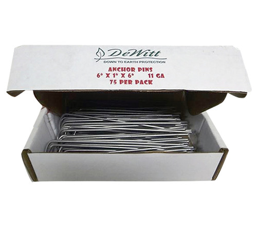 DeWitt AP75 Anchor Pins, 6 in L, 6 in W, 1 in Thick, Steel [SKU: ORG2753580]