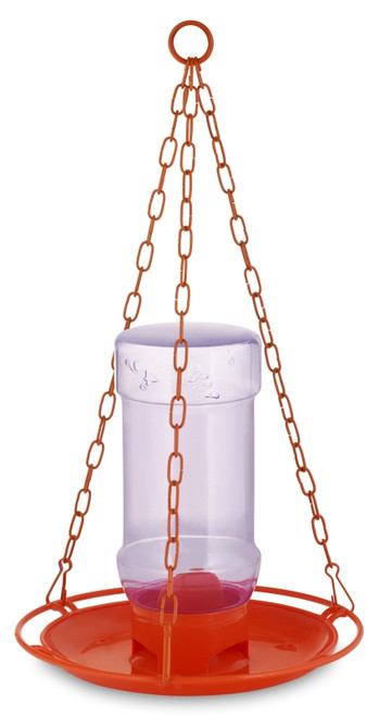 Perky-Pet 253 Jelly Feeder, 32 oz, 3-Port/Perch, Plastic, Orange, Hanging Mounting [SKU: ORG1193283]