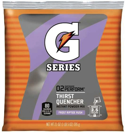 Gatorade 33673 Thirst Quencher Instant Powder Sports Drink Mix, Powder, Riptide Rush Flavor, 21 oz Pack [SKU: ORG6968440]