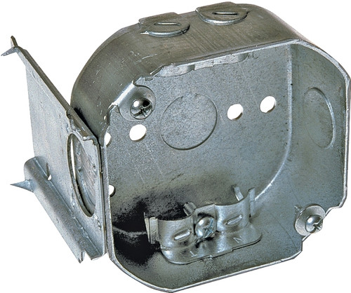 RACO 160 Octagonal Box, 4.067 in OAW, 1-1/2 in OAD, 3.579 in OAH, 1 -Gang, 3 -Knockout, Steel Housing Material [SKU: ORG6293831]