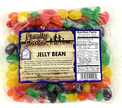 Family Choice 1153 Jelly Bean Candy, 9.5 oz [SKU: ORG2768810]