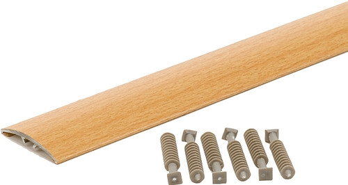 M-D 46145 Multi-Floor Transition, 72.13 in L, 1-1/2 in W, Aluminum, Oak [SKU: ORG3104536]