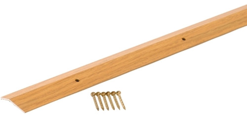 M-D 40122 Carpet Trim, 72 in L, 1.38 in W, Aluminum, Oak [SKU: ORG5958582]