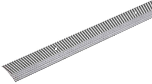 M-D 78212 Carpet Trim, 36 in L, 2 in W, Fluted Surface, Aluminum, Silver [SKU: ORG7110158]