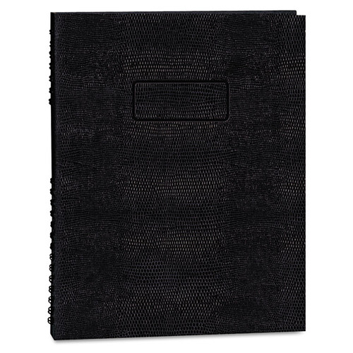 EcoLogix NotePro Executive Notebook, 1 Subject, Medium/College Rule, Black Cover, 11 x 8.5, 100 Sheets [SKU: REDA10200EBLK]