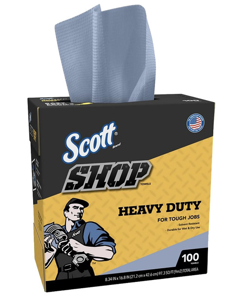 Scott 54014 Cleaning Towel, 8.34 in L, 16.8 in W [SKU: ORG9114570]