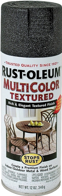 RUST-OLEUM STOPS RUST 223525 Textured Spray Aged Iron, Solvent-Like, Aged Iron, 12 oz, Aerosol Can [SKU: ORG2341865]