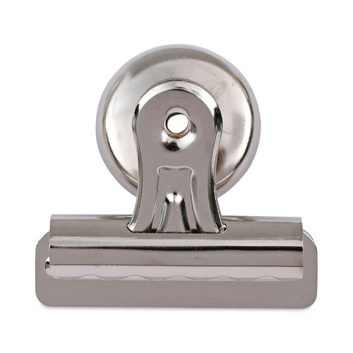 Bulldog Magnetic Clips, Medium, Nickel, 12/Pack [SKU: UNV31261]