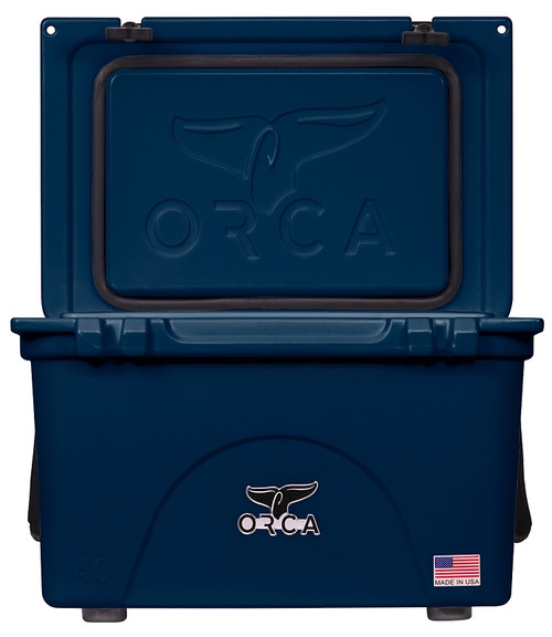 ORCA ORCNA040 Cooler, 40 qt Cooler, Navy, Up to 10 days Ice Retention [SKU: ORG5280748]