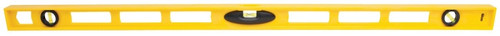 STANLEY 42-470 I-Beam Level, 48 in L, 3-Vial, 2-Hang Hole, Non-Magnetic, ABS, Yellow [SKU: ORG1009901]