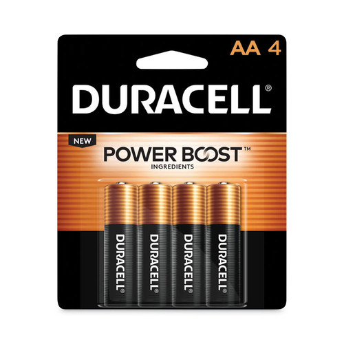 Power Boost CopperTop Alkaline AA Batteries, 4/Pack [SKU: DURMN1500B4Z]
