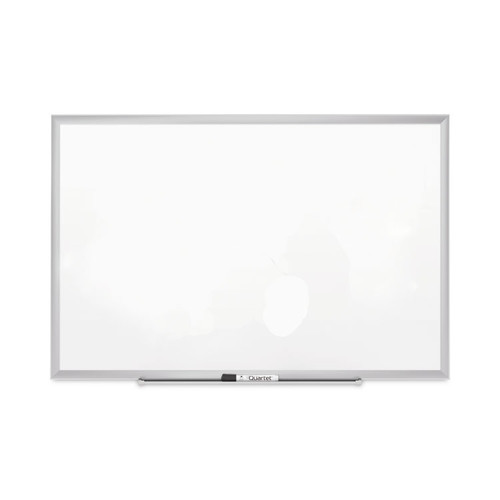 Classic Series Porcelain Magnetic Board, 60 x 36, White, Silver Aluminum Frame [SKU: QRT2545]