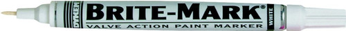 Dykem 84003 Permanent Paint Marker, White [SKU: ORG1940972]