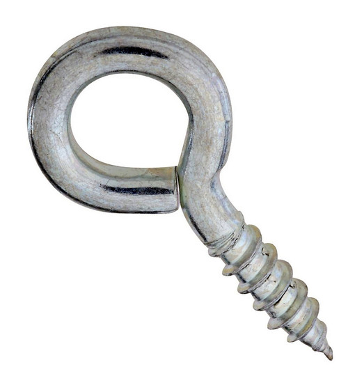National Hardware N118-828 Screw Eye, #106, 0.19 in Dia Wire, 0.73 in L Thread, 1.79 in OAL, 50 lb Working Load, Steel [SKU: ORG7155294]