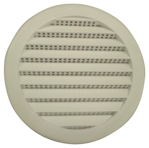 Maurice Franklin PLW-100 Series PLW100 4 Screen Louver, 4.813 in W, Polypropylene, White [SKU: ORG6246771]