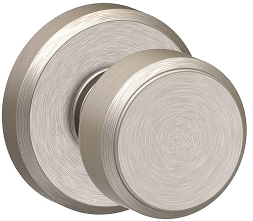 Schlage F Series F10VBWE619 Door Knob, 2.1 in Dia Knob, Zinc, Satin Nickel [SKU: ORG7405269]