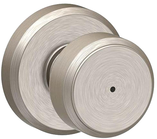 Schlage F Series F40VBWE619 Door Knob, Zinc, Satin Nickel [SKU: ORG7405301]