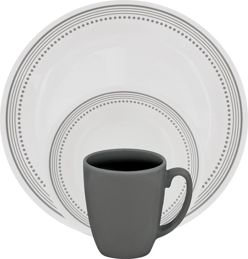 OLFA 1119398 Dinnerware Set, Vitrelle Glass, For: Dishwashers, Pre-Heated Microwave Ovens and Refrigerators [SKU: ORG7048168]
