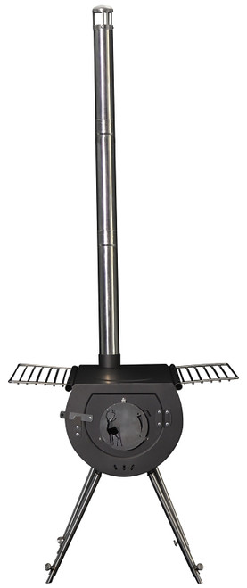 US STOVE Caribou Series CCS18 Outfitter Camp Stove, Stainless Steel [SKU: ORG7381254]