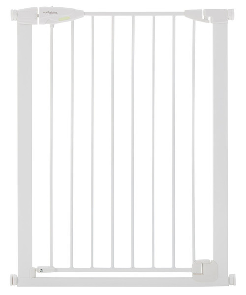 Toddleroo by North States 5337 Auto-Close Gate, Metal, White, 36 in H Dimensions [SKU: ORG0249615]