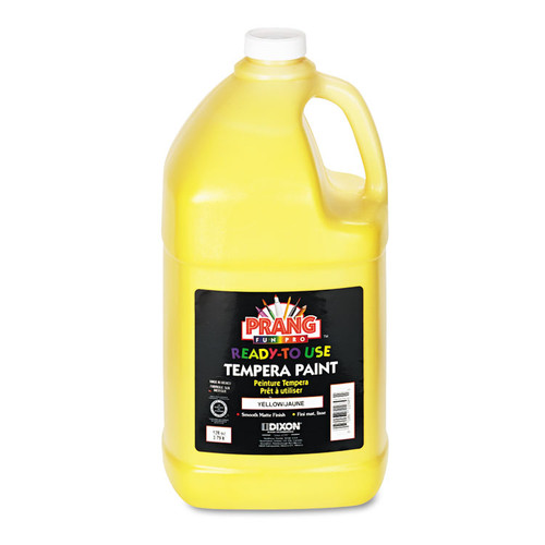 Ready-to-Use Tempera Paint, Yellow, 1 gal Bottle [SKU: DIX22803]