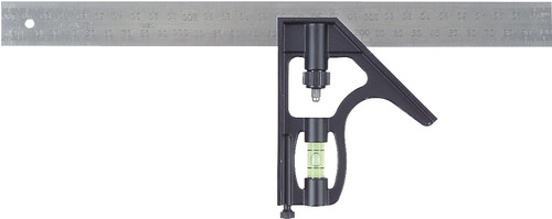 STANLEY 46-222 Combination Square, 1 in W Blade, 12 in L Blade, SAE Graduation [SKU: ORG6504872]