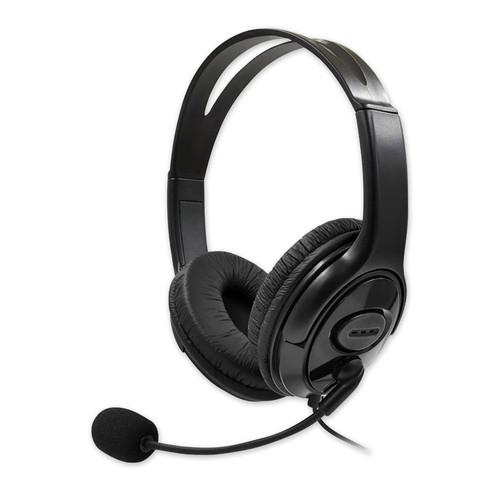 Gaming Binaural Over The Head Headset, Black [SKU: ECABB2292]