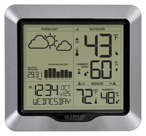 La Crosse 308-1417 Weather Station, Battery, 32 to 99 deg F, 10 to 99 % Humidity Range, LCD Display [SKU: ORG9650862]